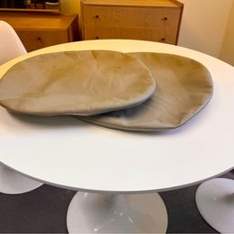 Rudi Bonzanini Mid Century 1960s/70s Dining Table And Pair Of Tulip Chairs embossed to the bases