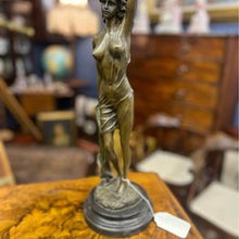 Load image into Gallery viewer, A stunning large French Art Nouveau bronze antique virtue figure signed Jean Patoue