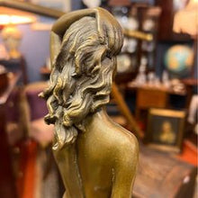 Load image into Gallery viewer, A stunning large French Art Nouveau bronze antique virtue figure signed Jean Patoue