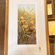 Load image into Gallery viewer, A field of buttercups with butterflies by Mary Dipnall pencil signed lower right