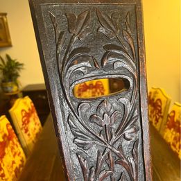 A lovely Victorian spinning chair with extensive carving to the seat and back