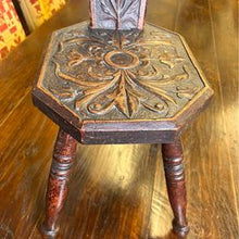 Load image into Gallery viewer, A lovely Victorian spinning chair with extensive carving to the seat and back