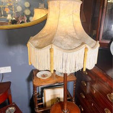 Load image into Gallery viewer, A wonderful mahogany standard reading light with a shelf for your book and Gin &amp; Tonic