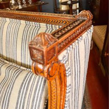 Load image into Gallery viewer, A French Louis XVI style walnut bergères chair from the 20th century in fabulous condition