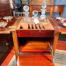 Load image into Gallery viewer, An Edwardian Flame Mahogany Cards And Drinks Table With Lovely Inlay Work C.1900