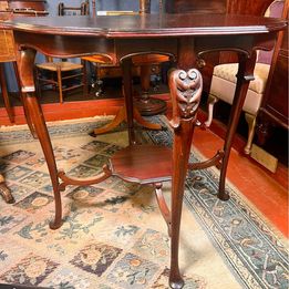 An Edward period mahogany occasional table with lovely rich colour