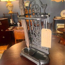 Load image into Gallery viewer, An attractive antique Victorian style cast iron umbrella stand