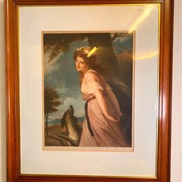 An original signed Mezzotint Ellen Jowett pencil signed lower right with fine art stamp