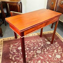 Load image into Gallery viewer, Antique eighteenth century George III Chippendale mahogany carved card table