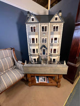 Load image into Gallery viewer, The &quot;Cadogan Gardens&quot; dolls house, built, painted, with deluxe decoration and lit with lighting