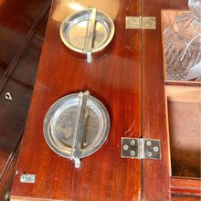 Load image into Gallery viewer, An Edwardian Flame Mahogany Cards And Drinks Table With Lovely Inlay Work C.1900