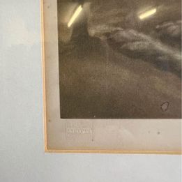 An original signed Mezzotint Ellen Jowett pencil signed lower right with fine art stamp