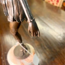 Load image into Gallery viewer, Art Deco Dancing Bronze Figure On Marble Base Signed after Dominique Alonzo