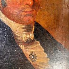 Load image into Gallery viewer, An original 18th century oil on canvas portrait of a handsome gentleman wearing a black jacket