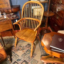 Load image into Gallery viewer, A handsome early Nineteenth Century yew and elm high back Windsor armchair