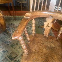 Load image into Gallery viewer, An attractive antique Windsor ash and elm farmhouse elbow chair