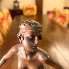 Load image into Gallery viewer, Art Deco Dancing Bronze Figure On Marble Base Signed after Dominique Alonzo