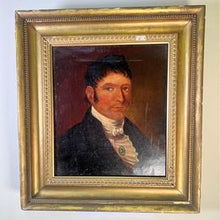 Load image into Gallery viewer, An original 18th century oil on canvas portrait of a handsome gentleman wearing a black jacket