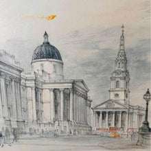 Load image into Gallery viewer, A full set of Mads Stage Watercolour Prints of London Mounted And Framed Under Glass