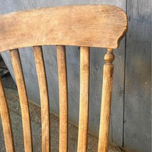 Load image into Gallery viewer, A Handsome Farmhouse Solid Beech Rocking Chair In Lovely Original Condition