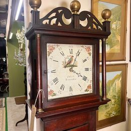 A Fine longcase clock by cabinet watch and clock maker Jerome Denny Bright of Saxmundham c.1790