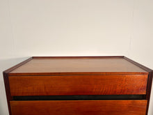 Load image into Gallery viewer, A Dillingham Mid Century Book-Matched Highboy Dresser In Fantastic Condition c 1970