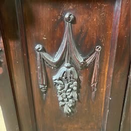 A Lovely Inlaid Bureau Bookcase With Slide Out Leather Writing Area And Plenty Of Storage