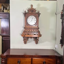 A Victorian Oak Quarter Repeating Bracket Clock By Barraud And Lund