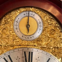 Edwardian Mahogany Longcase Regulator Clock With A Rich Flame Mahogany Case