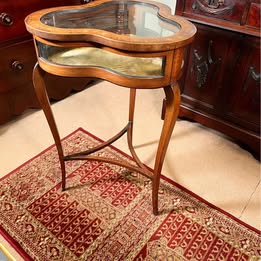 A Fine And Very Rare Late Victorian Shaped Bijouterie Table On Outstanding Original Condition