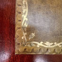 Load image into Gallery viewer, Antique Georgian Style Small Mahogany Ladies Desk With A Tooled Leather Writing Area