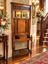 Load image into Gallery viewer, Stunning Victorian Carved Oak Hall Stand – C1880