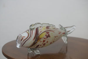 A large glass Murano fish made in Italy circa1950 with fantastic colours