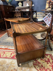 A Matching Pair Of Mahogany Bevan Funnel Bedside Or Occasional Tables