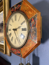 Load image into Gallery viewer, A fabulous German 19th century “Postman’s” weight driven wall clock striking the hours on a gong