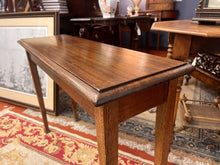 Load image into Gallery viewer, Antique Georgian Quarter Sawn Solid Oak Hall Table