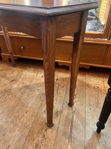 Antique Georgian Quarter Sawn Solid Oak Hall Table