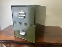 Load image into Gallery viewer, A fantastic mid century metal filing cabinet made by D B Congress Ltd