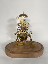 Load image into Gallery viewer, A Quality Striking Skeleton Clock With Glass Dome c1850