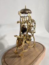 Load image into Gallery viewer, A Quality Striking Skeleton Clock With Glass Dome c1850