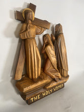 Load image into Gallery viewer, A Stunning Antique French Hand Carved Pearwood Sculpture Of Jesus And The Holy Women