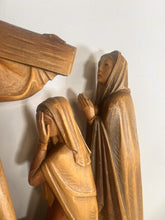 Load image into Gallery viewer, A Stunning Antique French Hand Carved Pearwood Sculpture Of Jesus And The Holy Women