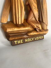 Load image into Gallery viewer, A Stunning Antique French Hand Carved Pearwood Sculpture Of Jesus And The Holy Women