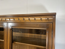 Load image into Gallery viewer, Ercol Golden Dawn Hi Fi Unit With Glazed Bookcase In As New Condition