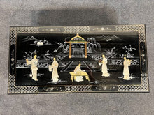 Load image into Gallery viewer, A Chinoiserie Black Lacquer Panelled Coffee Table In Fantastic Condition