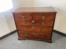 Load image into Gallery viewer, A Quality George II Mahogany Chest Of Drawers With Amazing Rich Colour