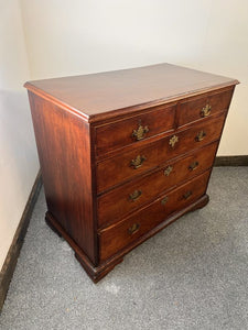 A Quality George II Mahogany Chest Of Drawers With Amazing Rich Colour
