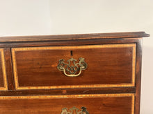Load image into Gallery viewer, An Antique Mahogany Chest Of Drawers With Crossbanded Drawer Fronts