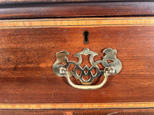 Load image into Gallery viewer, An Antique Mahogany Chest Of Drawers With Crossbanded Drawer Fronts