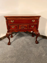 Load image into Gallery viewer, A Carved Mahogany Philadelphia Chippendale Style Lowboy